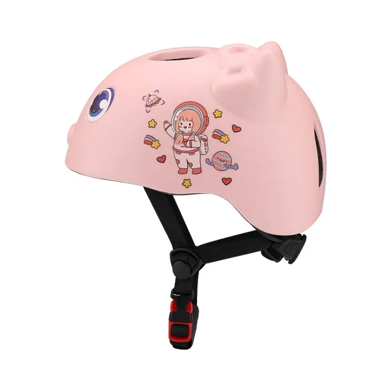 Casque de sport professionnel pour enfants, casque de sécurité de dessin animé, équipement de protection pour cyclisme, patinage à roulettes, accessoires de vélo d'équilibre