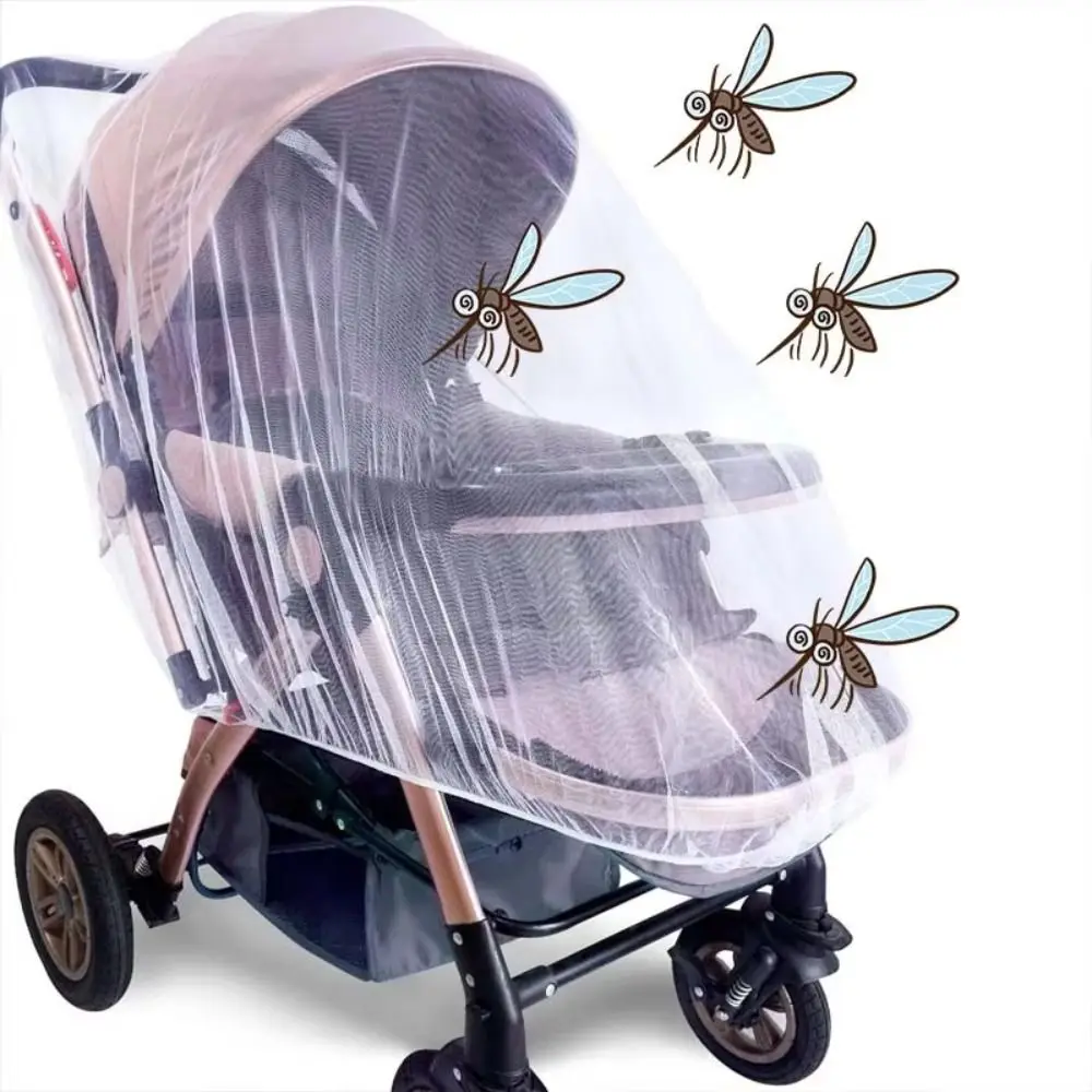 

Fully Covered Baby Stroller Mosquito Net Mosquitoproof Universal Baby Cradle Mosquito Net Breathable Dustproof