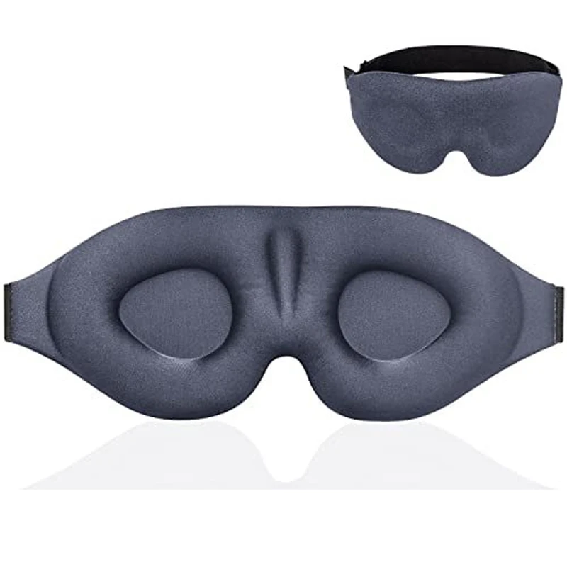 3D Eye Mask for Sleeping Contoured Cup Blindfold Concave Molded Night Sleep Mask Block Out Light with Women Men  Cute Sleep Mask