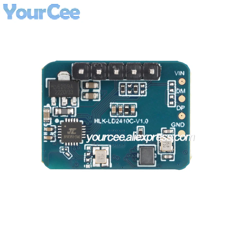 10 قطعة/1 قطعة LD2410C 24Ghz وجود الإنسان الاستشعار HLK-LD2410C ملليمتر موجة الرادار وحدة عدم الاتصال نبضات القلب كشف الحركة