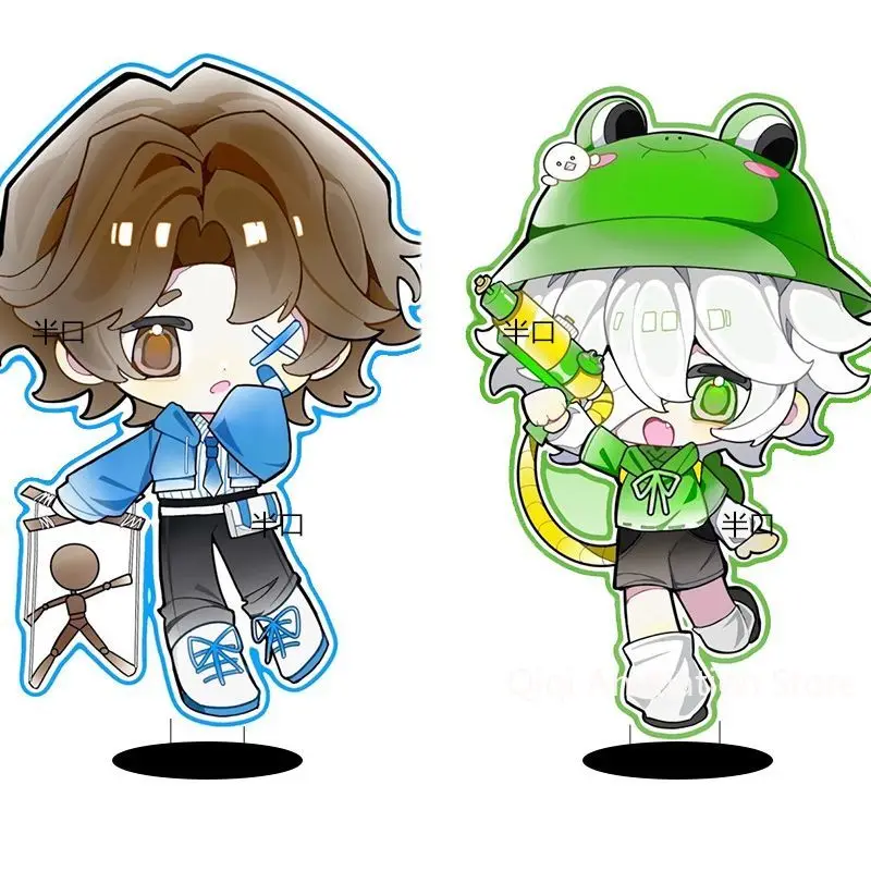 8cm identidade v figuras suporte acrílico anime modelo figura de ação ornamento acessórios modelos ornamentos de mesa