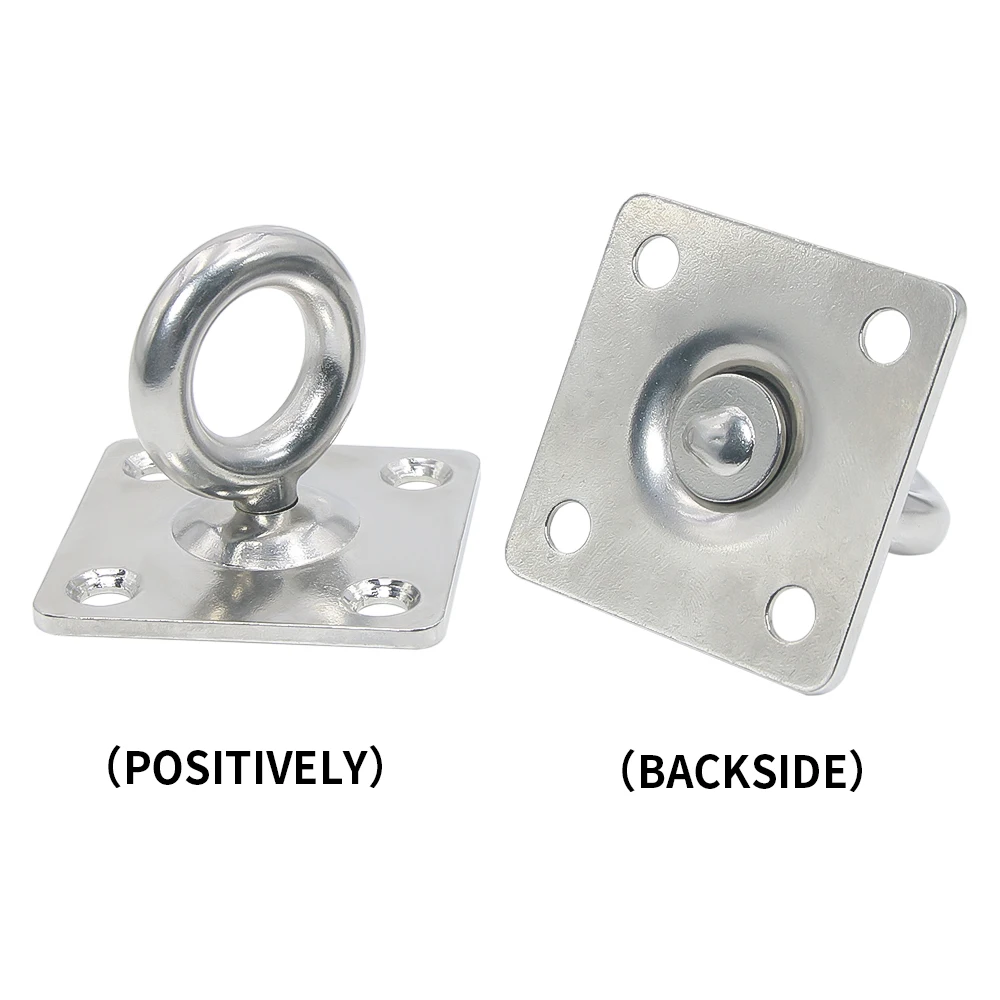 Picture 5: 2/4/6PCS 304 Stainless Steel Ceiling Suspension Hooks, Circular Hooks Suitable for Ceiling/Wall Suspension