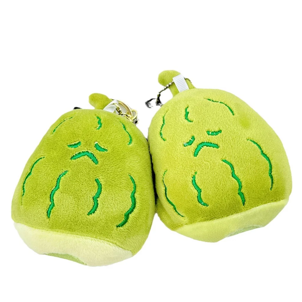 新しいミニ野菜ゴーヤぬいぐるみペンダント卸売、キュートでクリエイティブなゴーヤ人形クレーンゲームおもちゃギフト