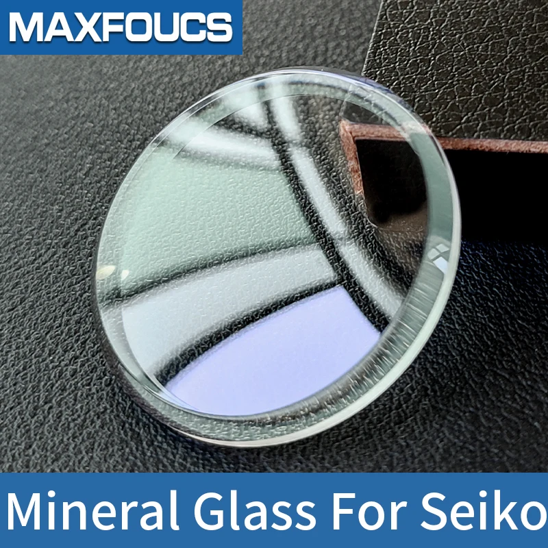 Mineral Glass Double Dome Big Chamfer For Seiko 33x4.6x3.0mm White Watch Glass Watch partl 1 Piecse