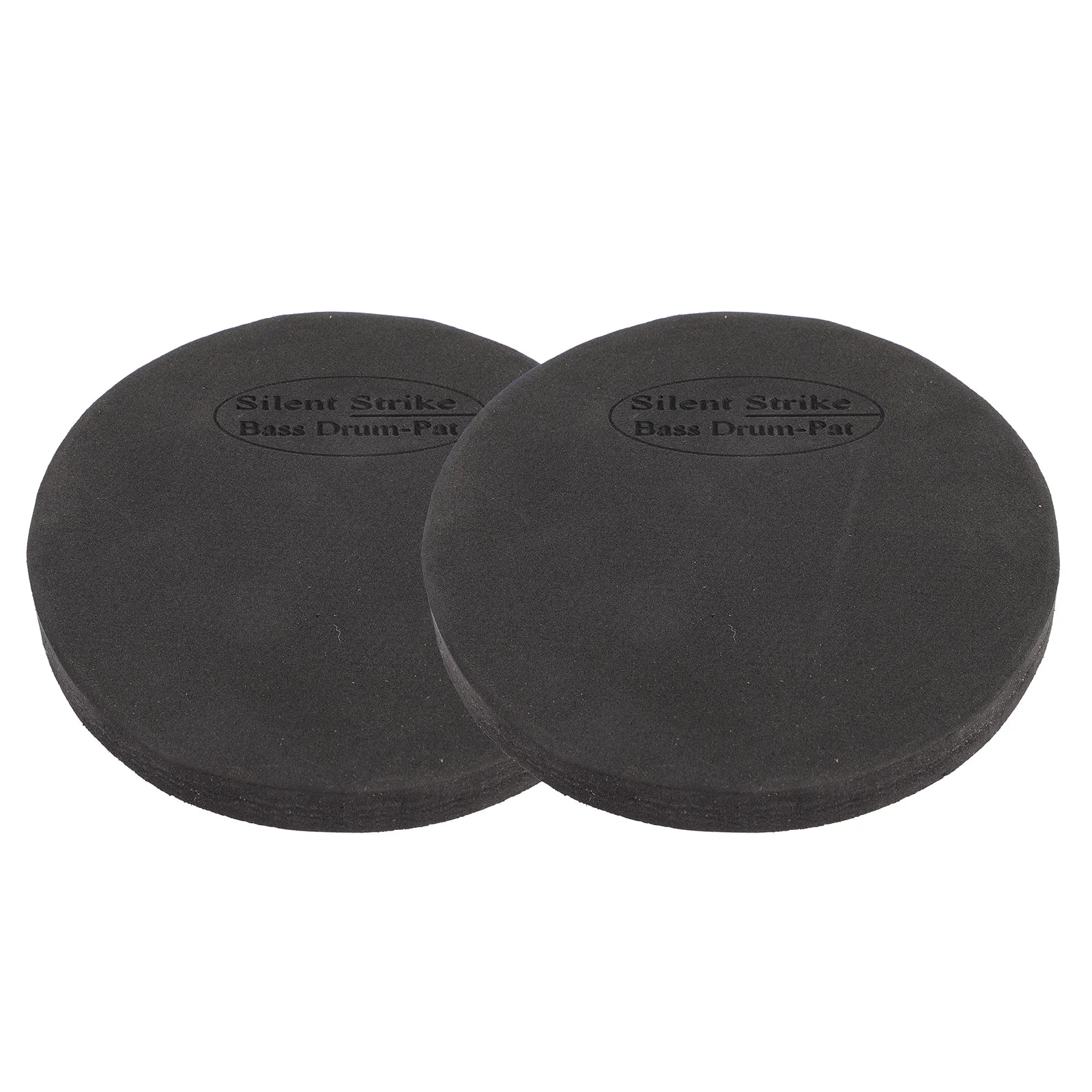 

2 Pcs Reusable Cotton Pedal Pad Sticker Excellent Finish Lasting Bass Drum Set Accessory Protective Drum