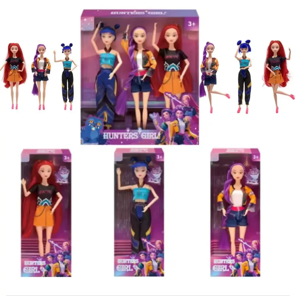 # # 2025 حار جديد أنيمي KPop شيطان الصيادين دمية لعبة من الفينيل رومي ميرا زوي شخصية قناع الفينيل تمثال هدية عيد ميلاد مروحة نادي الهدايا #2