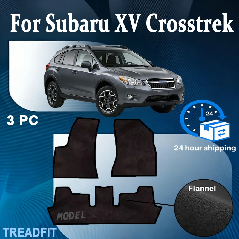 

Нейлоновые автомобильные коврики для Subaru XV Crosstrek GP 2013~2017 2014, накладки на пол, наклейки-накладки на подножки, автомобильные коврики для салона