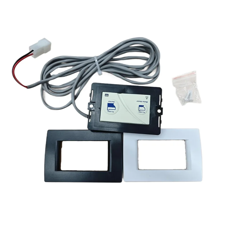 

Silence Plus For Tecma RV Toilet Control Panel Frame Two-Button Switch With Wiring Harness 36387 RV Bathroom System