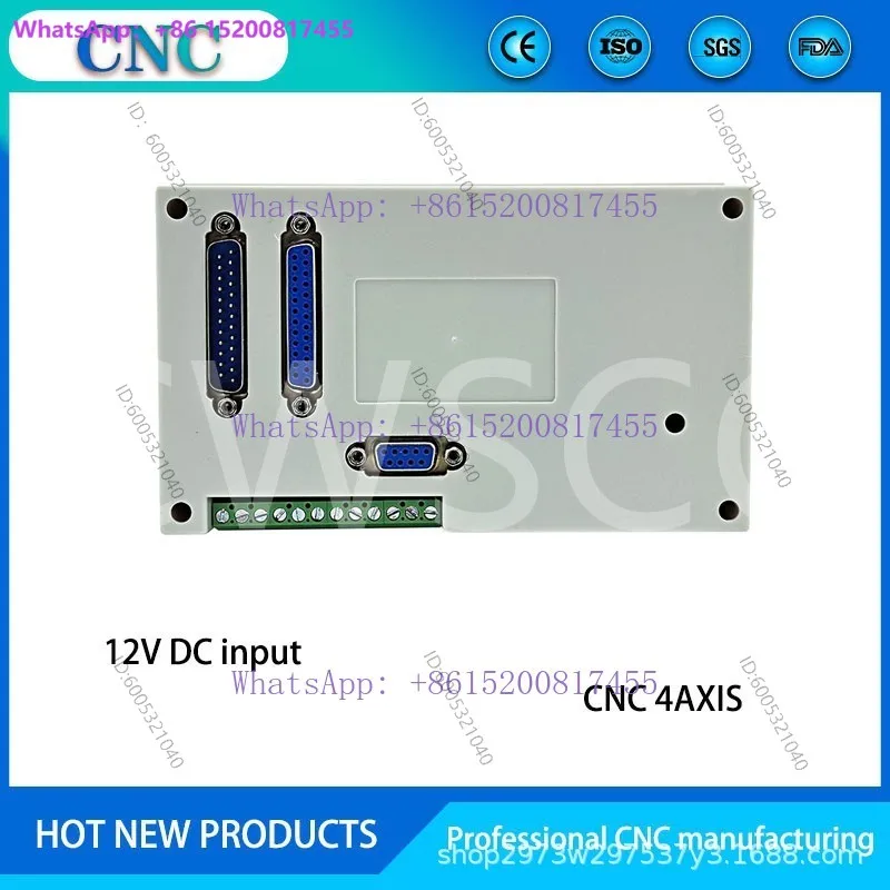 SMC4-4-16A16B CNC offline controller 4-axis offline motion control system view 3