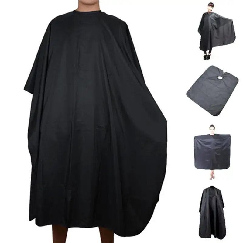 

Hairdressing Coat Waterproof Hairdress Gown Buckle Haircut Cloth Adjustable Hairdressing Apron Barbershop Capes With Neckline