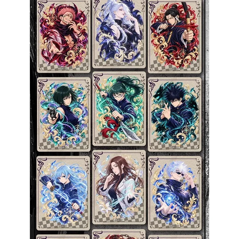 Wholesale Jujutsu Kaisen JJK Collectible Trading Cards Gojo Satoru Japanese Anime CCG TCG Trendy Birthday Party Hobby Gifts