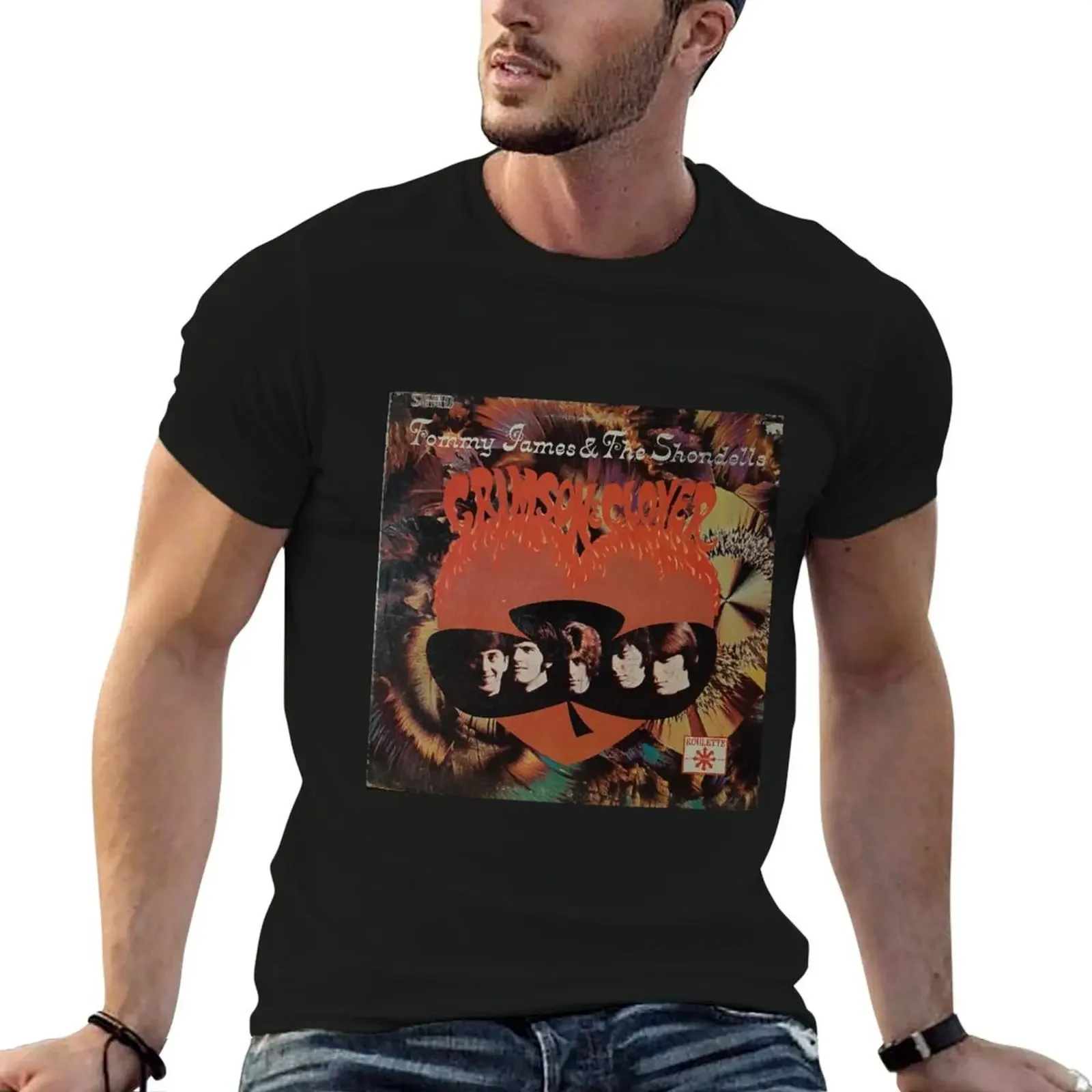 Crimson and Clover - Album Cover Photograph T-Shirt vintage anime shirt shirts graphic outfits for men