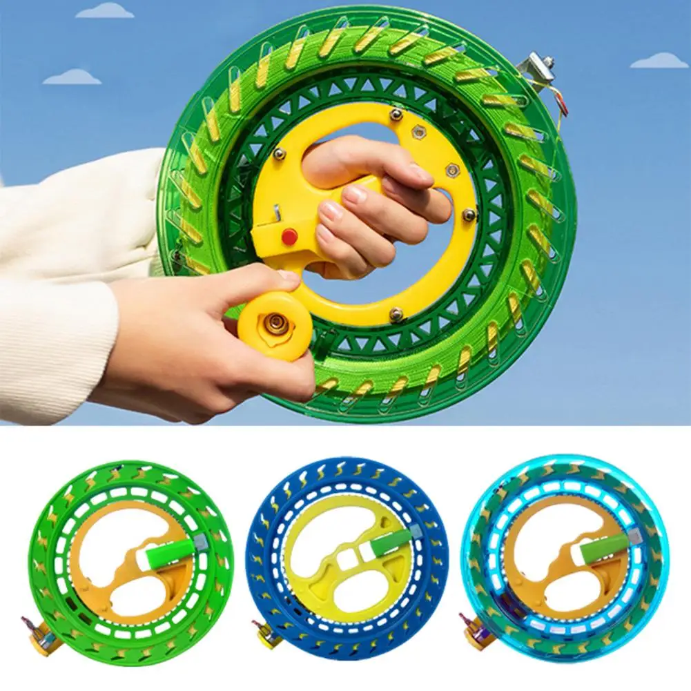 Kite Reel Abs Kite Wheel Portable Traction Kite Multicolor Kite Wire With Rolling Bead Faux Crystal Wheel Kite Accessories