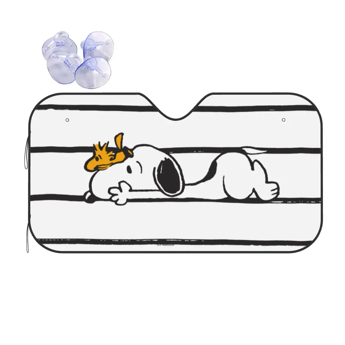 

Солнцезащитный козырек Snoopys & Woodstock, винтажный передний лобовое стекло автомобиля 70x130 см, солнцезащитный козырек, автомобильные чехлы