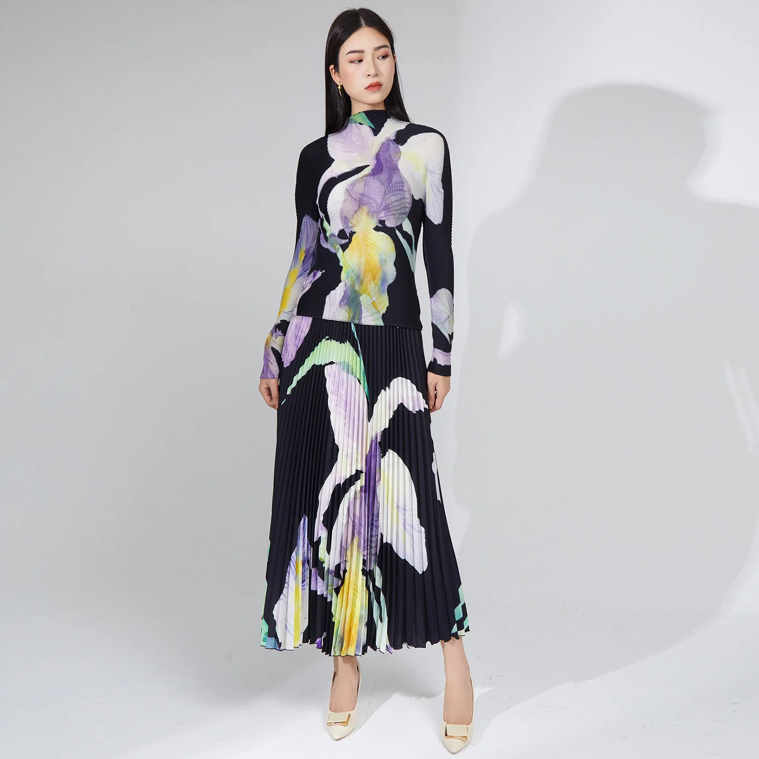 

Faionable повседневный комплект из двух предметов с принтом, женская одежда, весна-лето, Новое поступление, трансграничный модный женский костюм