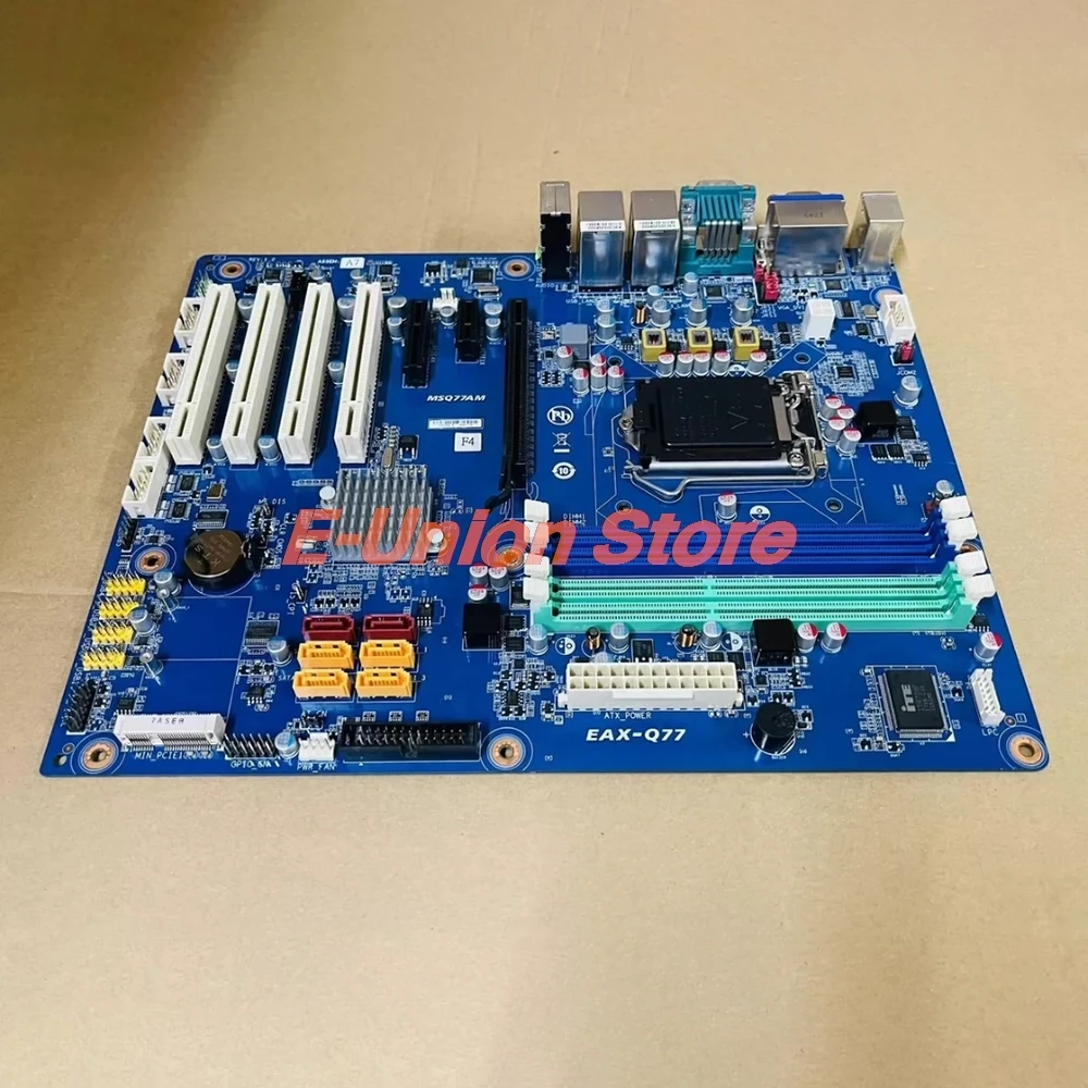 EAX- Q77 EAX-Q77-A1R MSQ77AM 1155 Industrial Motherboard Works Perfectly