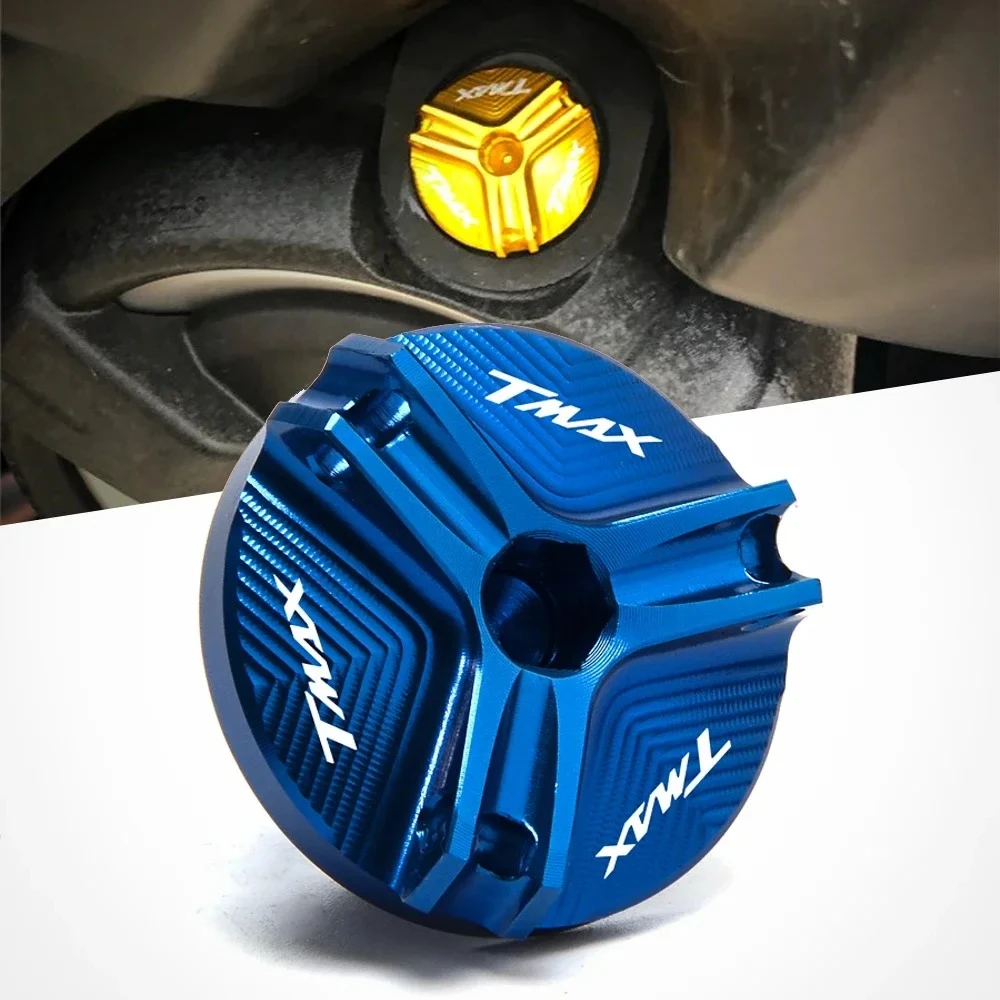 For Yamaha T-MAX 560 530 500 TMAX 530 SX/DX TMAX560 Motorcycle Accessories CNC Engine Oil Filter Cap Drain Plug Bolt Screw Cover