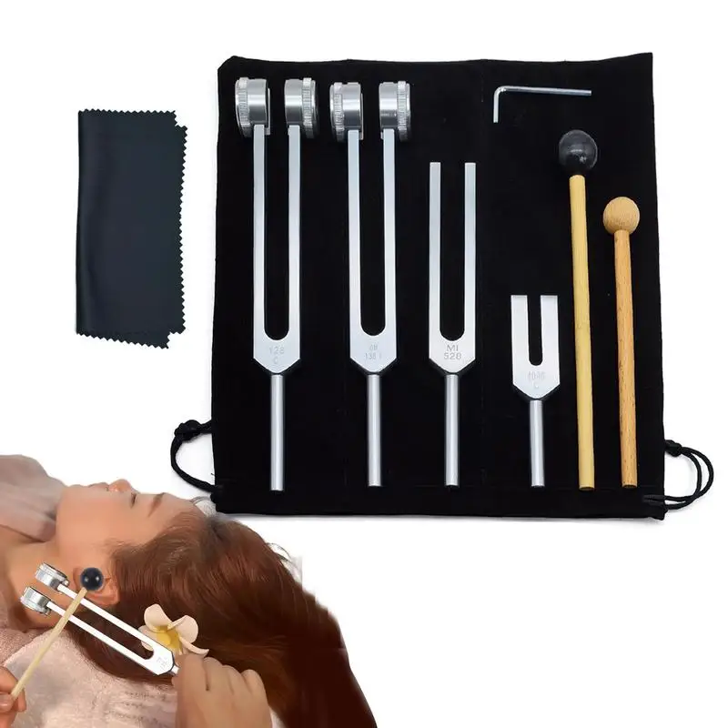 Vamend 128 Hz The Healing Instrument Sound Healing Instruments 128 Hz Tuning Fork Aluminum Alloy Multi-Purpose Healing