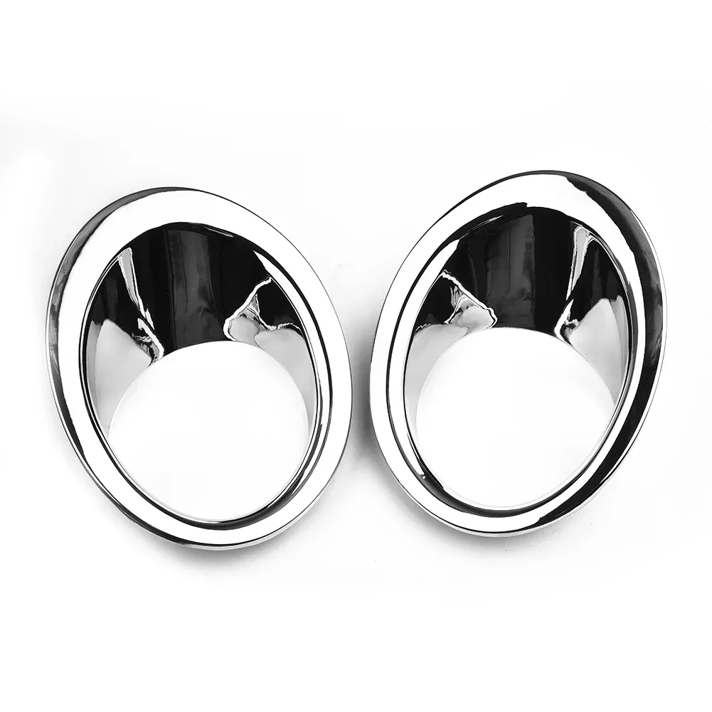 2pcs For Nissan Qashqai Dualis J10 2010-2013 Chrome Front Fog Light Cover Trim High-Quality ABS Plastic Anti-Scratch