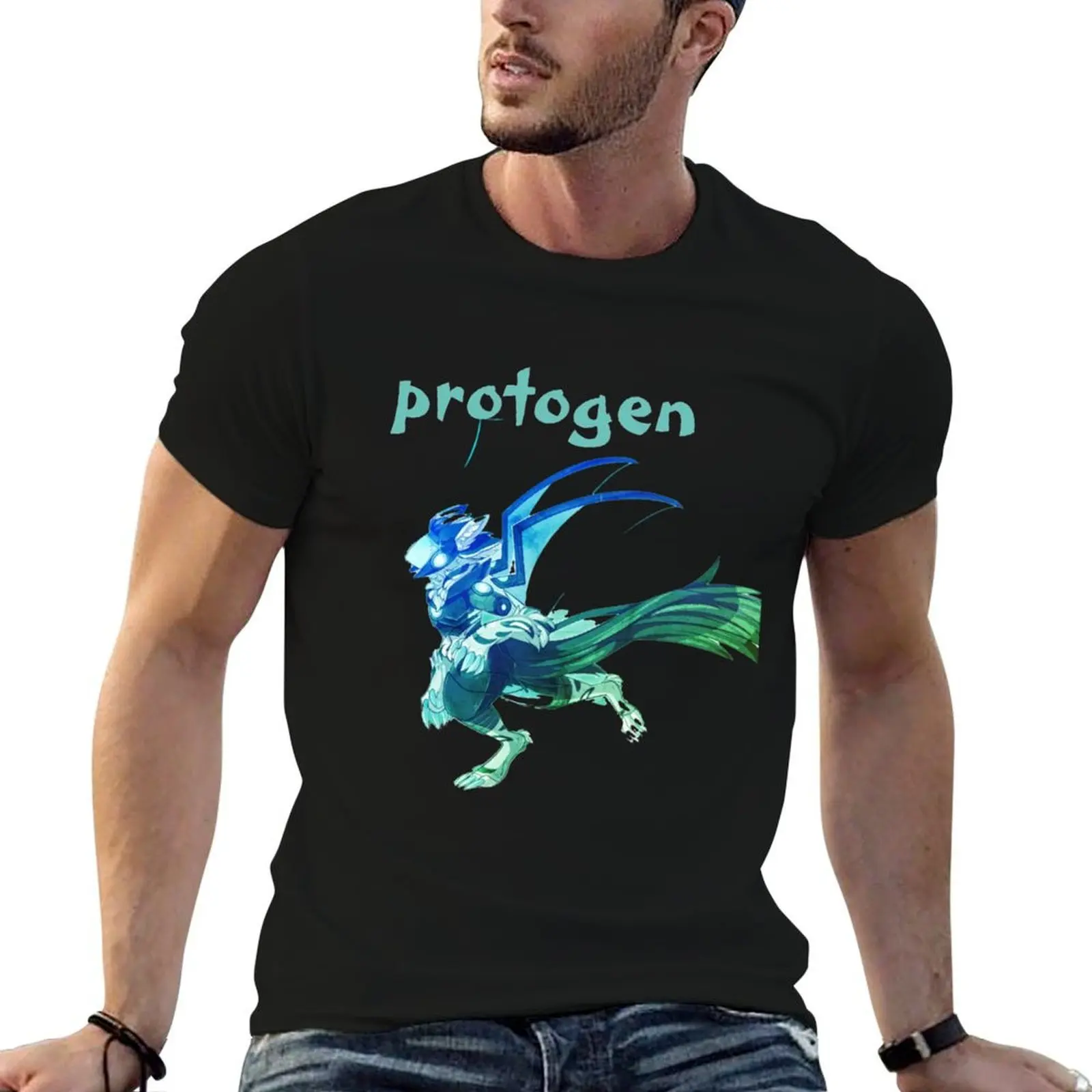 

Protogen.robot, protogen,GIFS T-Shirt t shirts for man cotton soft black cotton t-shirt plain for man package T-Shirt