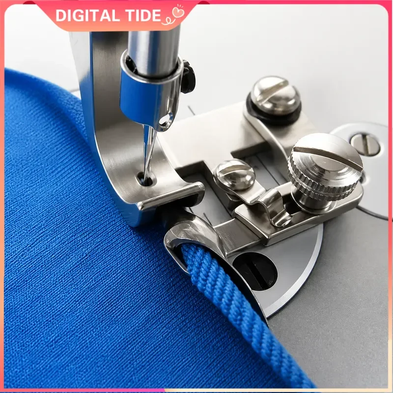 Industrial Sewing Machine Hemmer Presser Foot Binders Curve Hemming Folders Flat Car Edge Curling Presser Feet Accessories