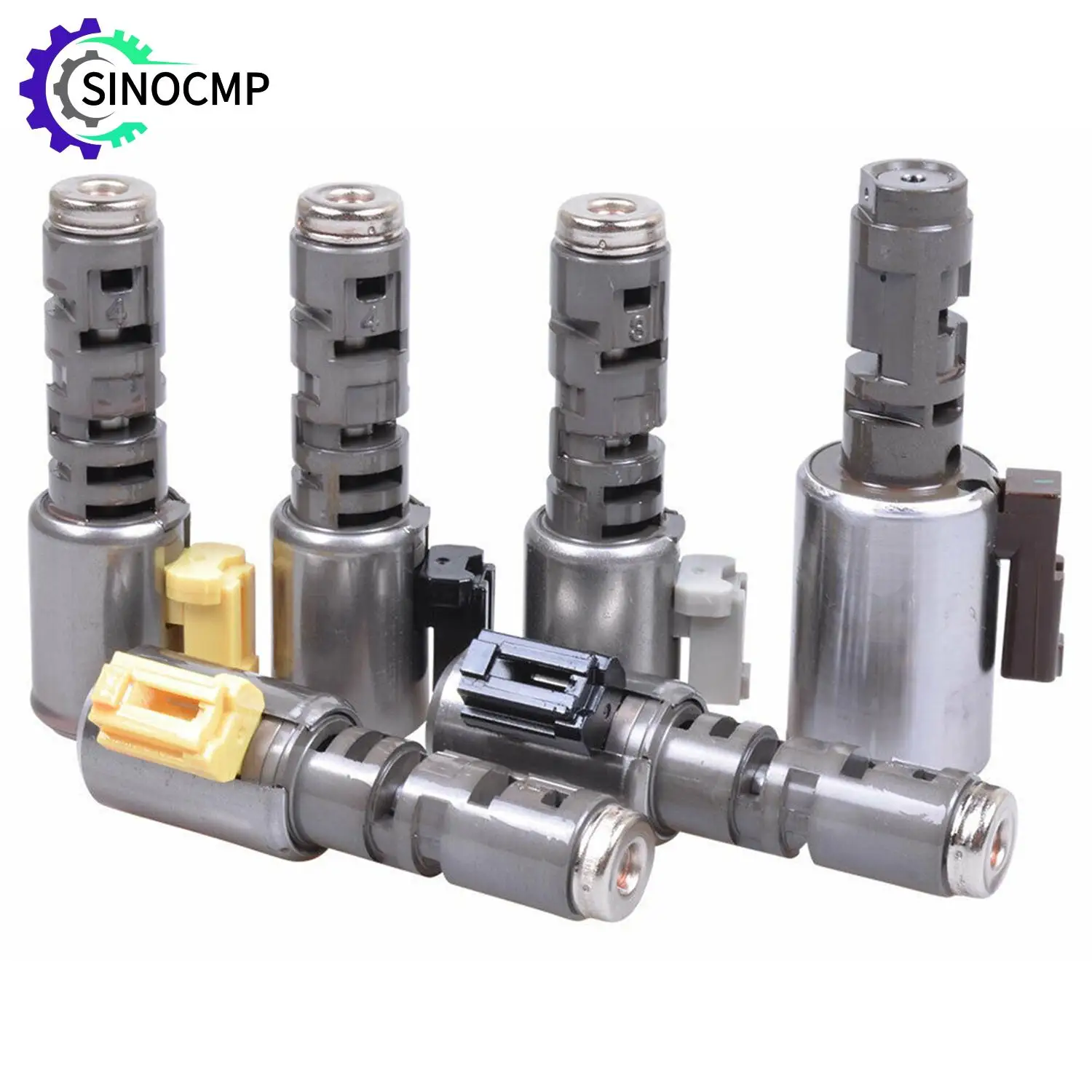 

Комплект соленоидов автоматической коробки передач SINOCMP 6 шт. GA6F21WA 09G 09K 09M TF-60SN 24347603648 для Mini R52 R53 R55 R57, запчасти для коробки передач