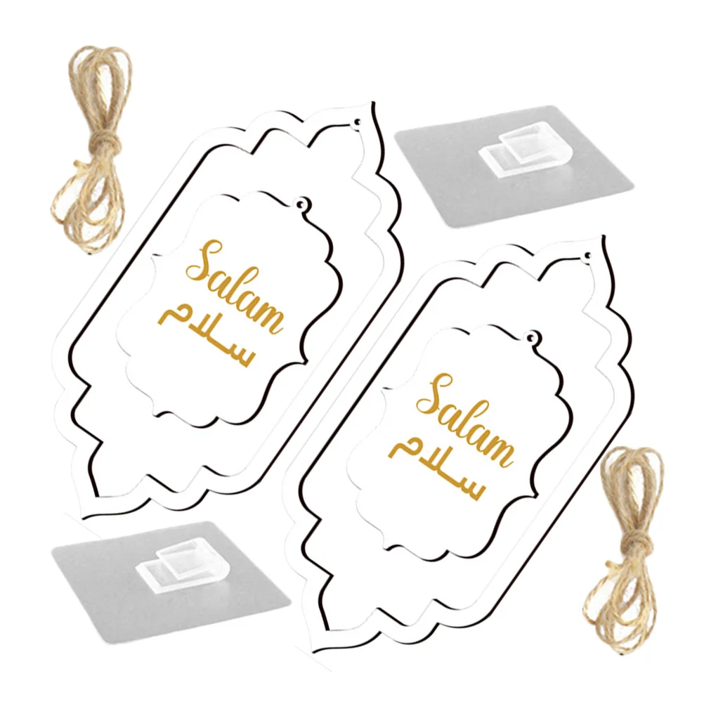 2 قطعة لوحة خشبية معلقة علامة خشبية للباب الأمامي ديكور جدار الفن مزرعة الشرفة الديكور زخرفة المنزل باب مجوف