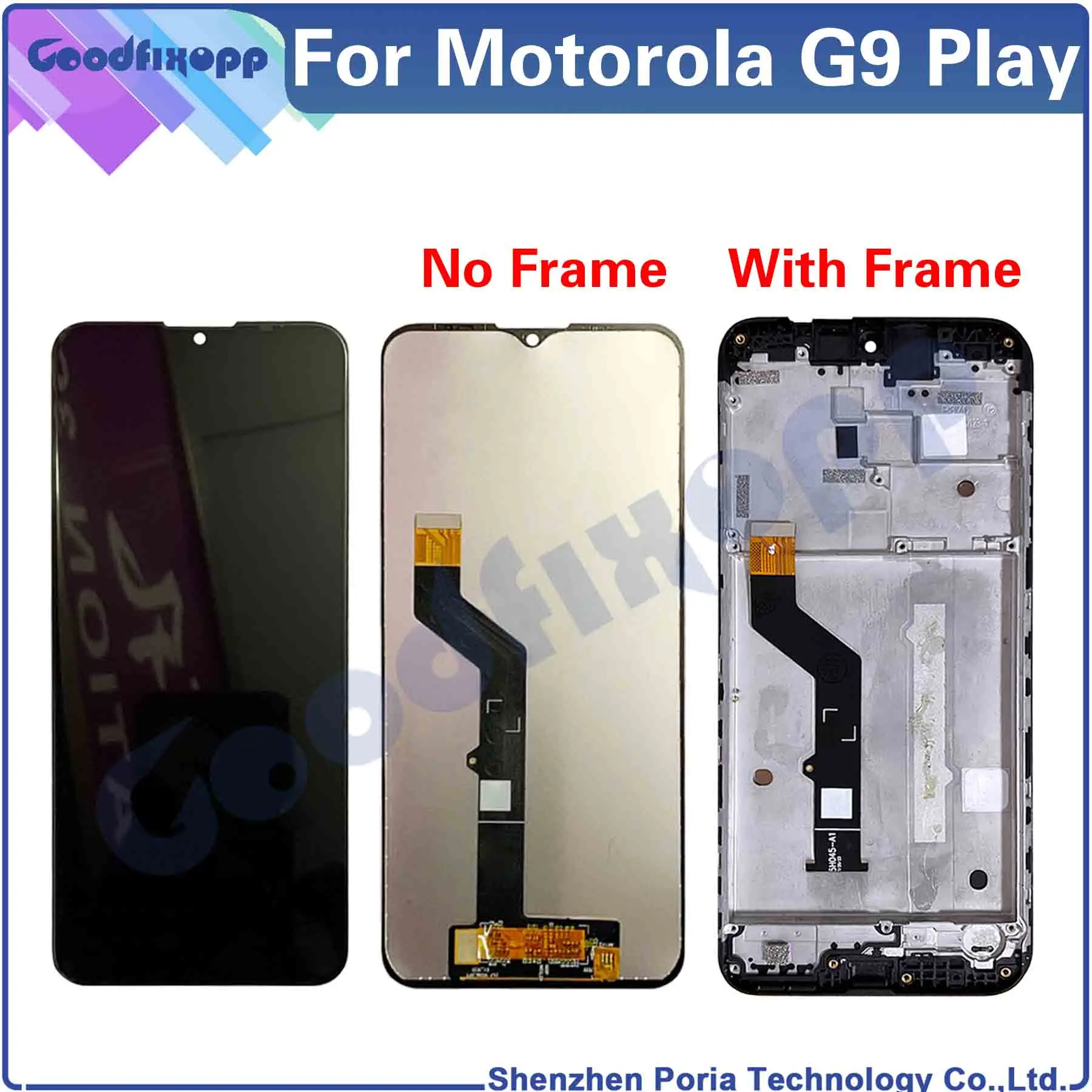 

For Motorola Moto G9 Play XT2083 XT2083-1 LCD Display Touch Screen Digitizer Assembly For G9Play Repair Parts Replacement