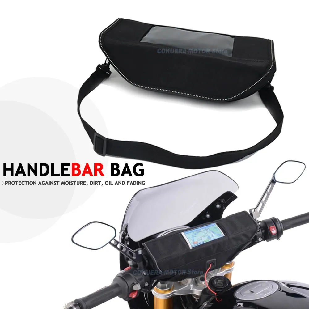 Bolsa de almacenamiento para manillar de motocicleta YAMAHA MT03 MT10 MT 10 03 125 MT125 FZ-10 FZ6R, impermeable y a prueba de polvo