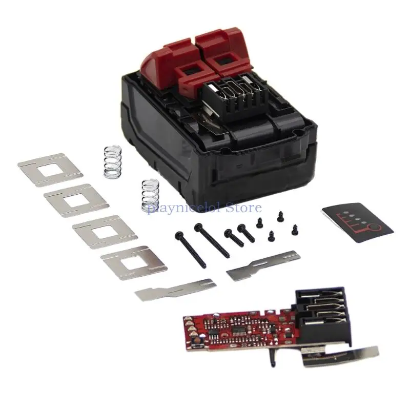 เปลี่ยนแบตเตอรี่ที่อยู่อาศัยชุด DIY ยาวนานใช้แบตเตอรี่ลิเธียมกรณีไม่มีแบตเตอรี่สำหรับ M 12 M 18 ซ่อม E8BA