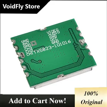 VoidFly 5 8G 200mW Wireless Audio Video Transmitter Module TX5823 For FPV Drone RC Aircraft