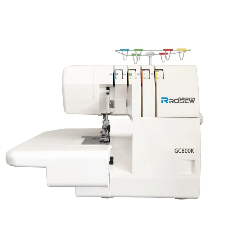 Máquina De Costura Doméstica Overlock, GC-800K, 2 3 4 Thread