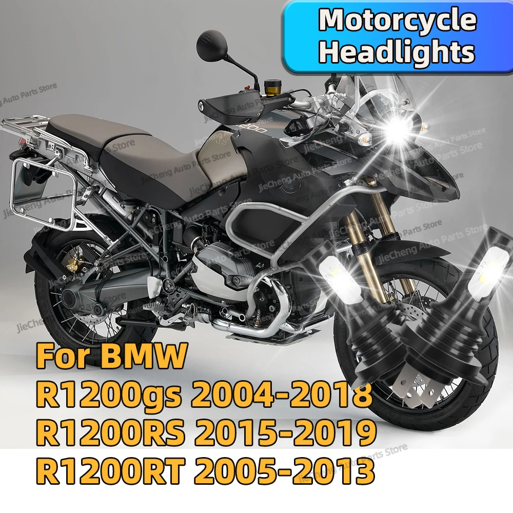 

2PCS Motorcycle H7 LED Headlight Bulbs 45w Upgrade Moto Lamp For Bmw R1200gs 2004-2018 R1200RS 2015-2019 R1200RT 2005-2013