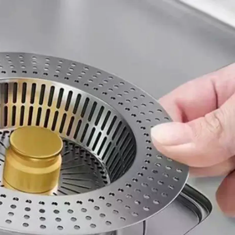 1/2Pcs Sink Drain Filter Bounce Core-Odor&Leak Prevention,Dishwashing Drain Filter,Anti-Clog Strainer