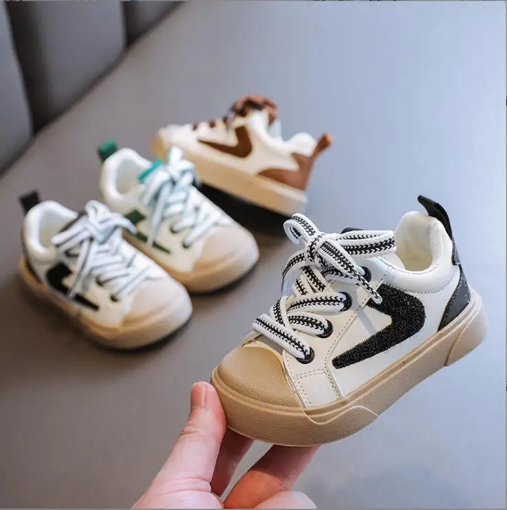 

Solid Color Baby Shoes Children Canvas Shoes All-purpose Non-slip Breathable Walking Shoes For Boys And Girls Kids Sneakers