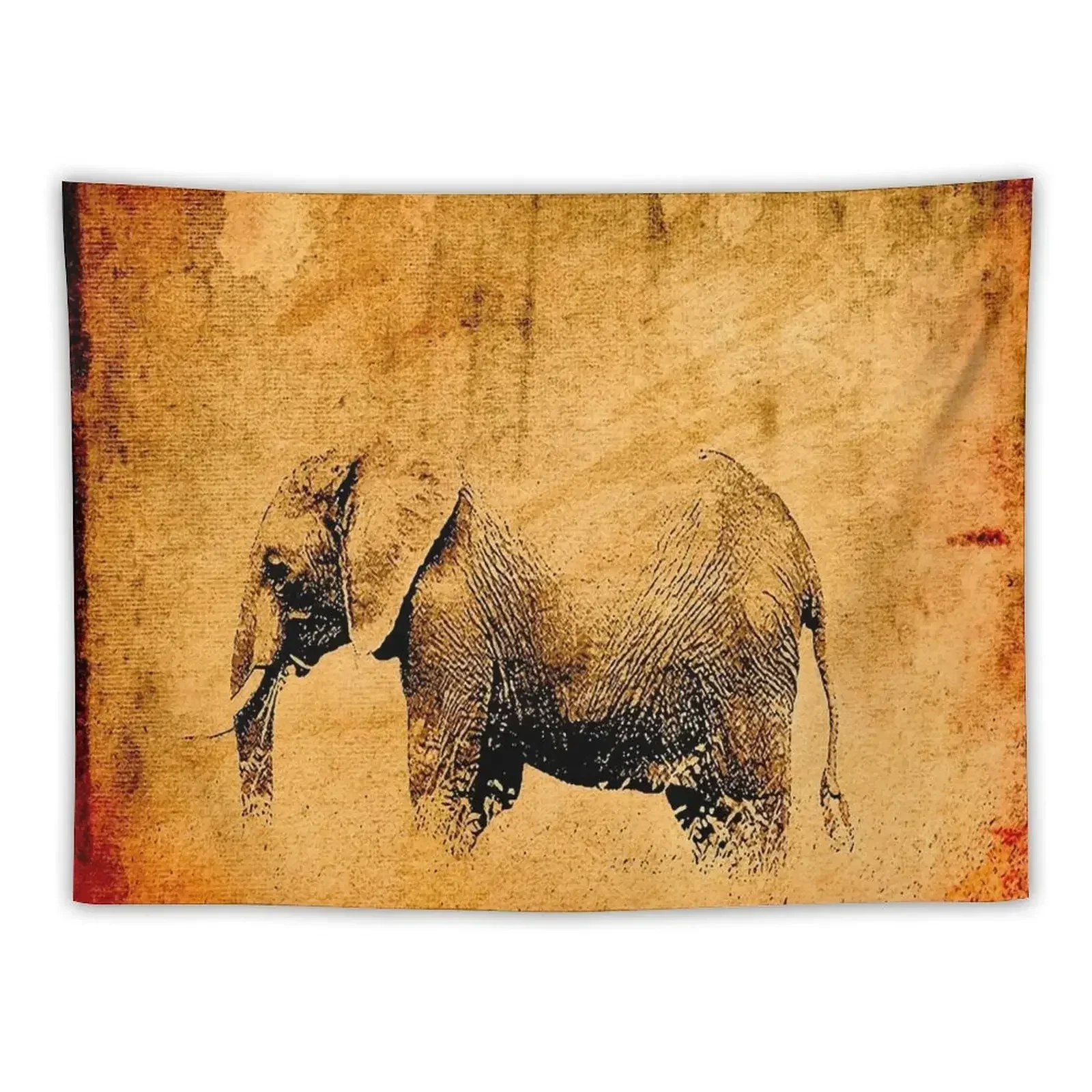 Massai Mara Park Africa - Elephant Kingdom Tapestry Funny Wall Hanging Tapestry