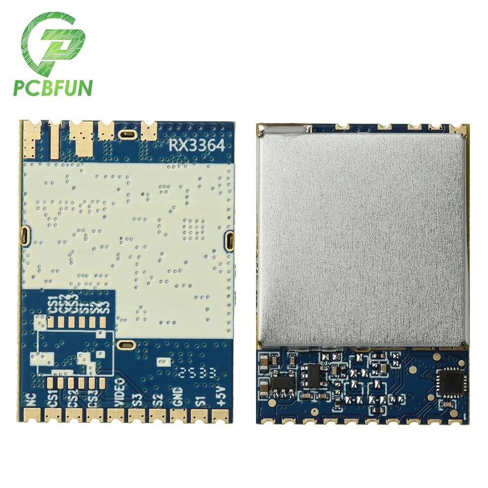 

RX3364 3.3G FPV Wireless Transmission Module 3060-3500MHz Simulates Wireless Audio Video Transmission and Reception Module