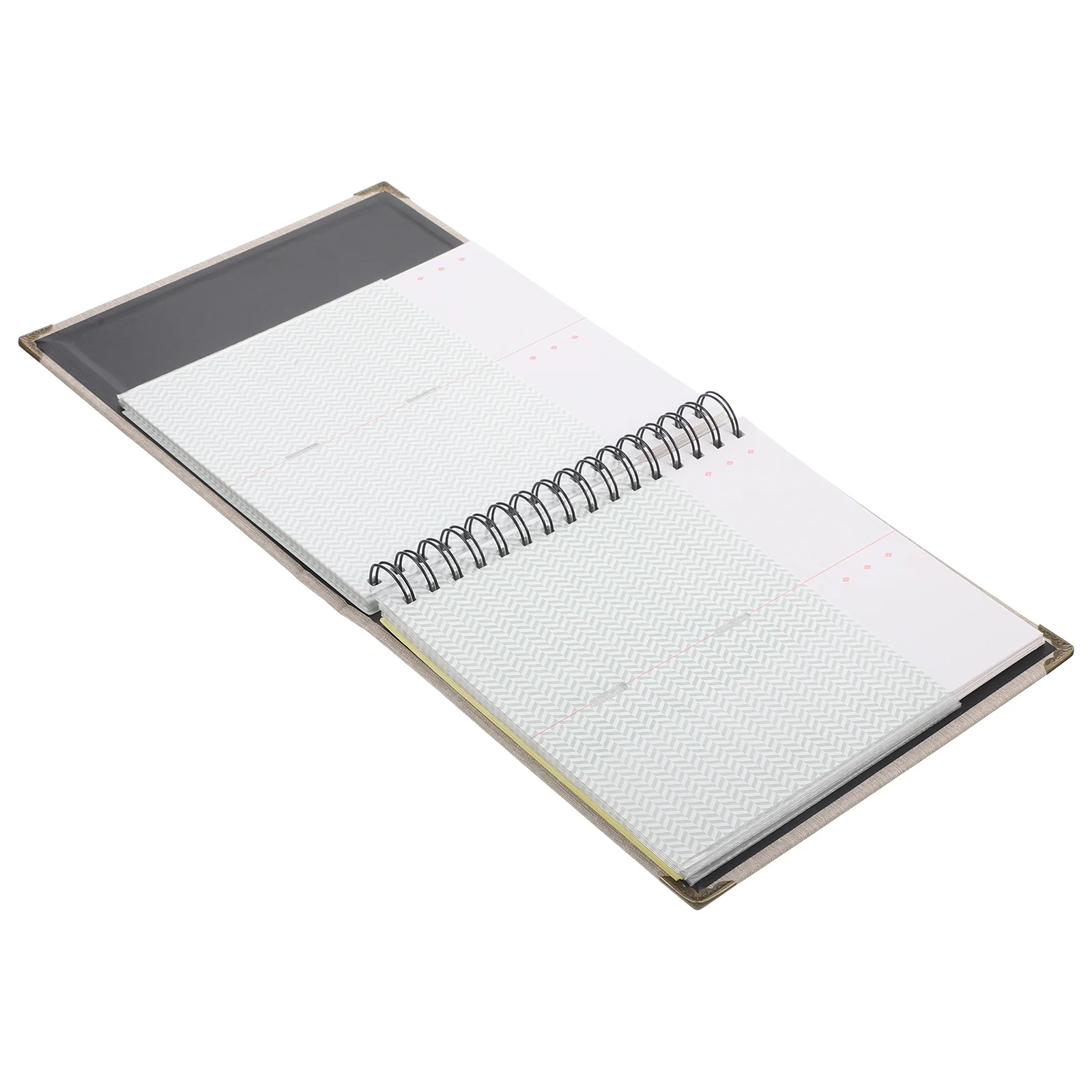 1Pcs Ticket Storage Book Receipt Organizer Premium Material Photo Album for Collections Bills Tickets Coffee Home Office