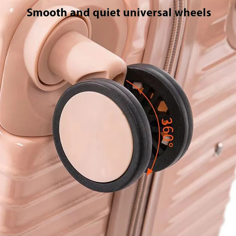 20/24/26 بوصة ريترو ستايل حقيبة سفر مكافحة قطع النسيج ABS الأمتعة مع سعة كبيرة تخزين عجلات دوارة هادئة ل TripA