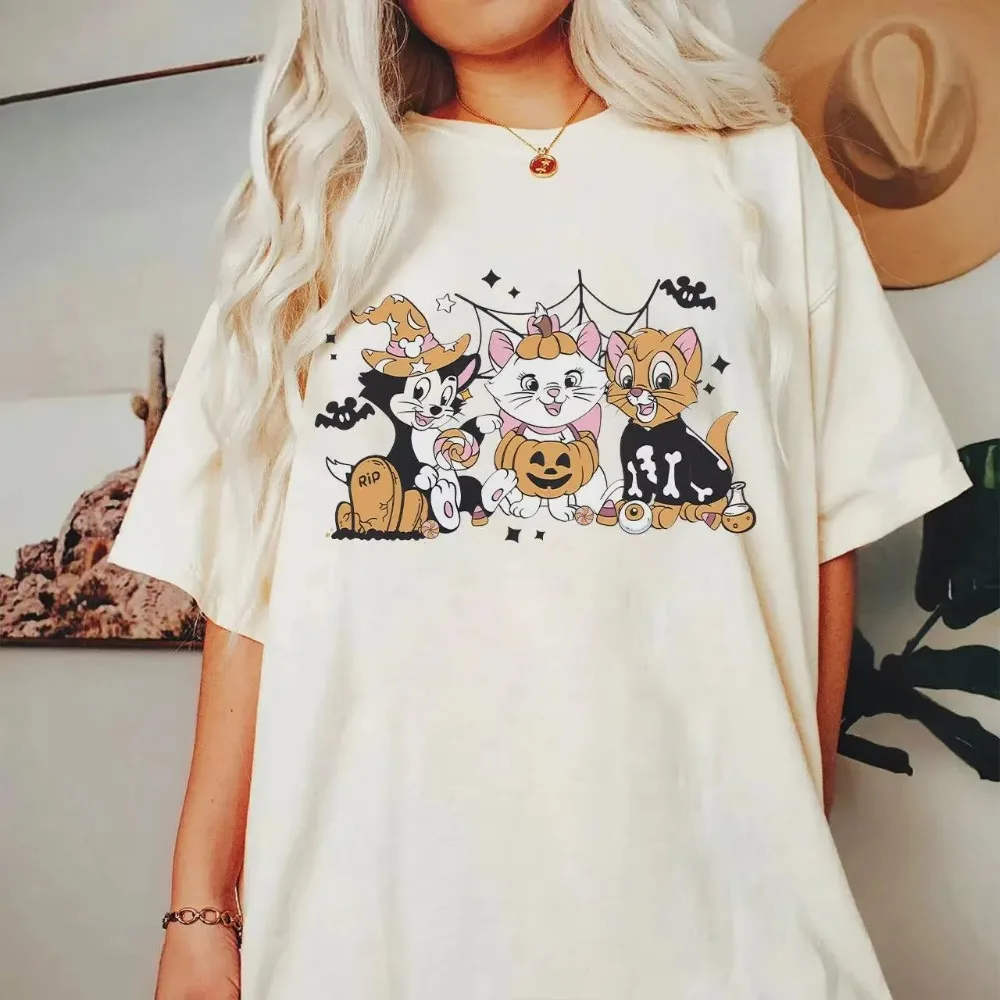 

Disney The Aristocats Marie Toulouse Berlioz Halloween Costume Shirt Disney Aristocats Halloween Shirt Hocus Pocus Women T-Shirt