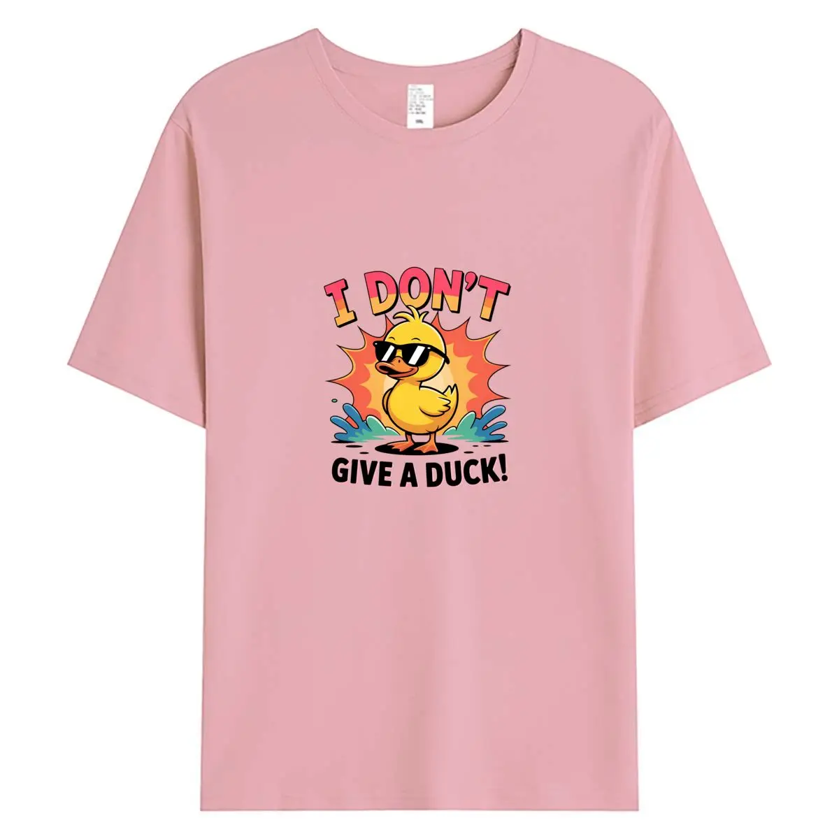 

Women Tshirt Summer Woman Tops Clothing 100% Cotton Short Sleeve T-shirt Funny Duck Graphic T Shirts Female Oversized Tees