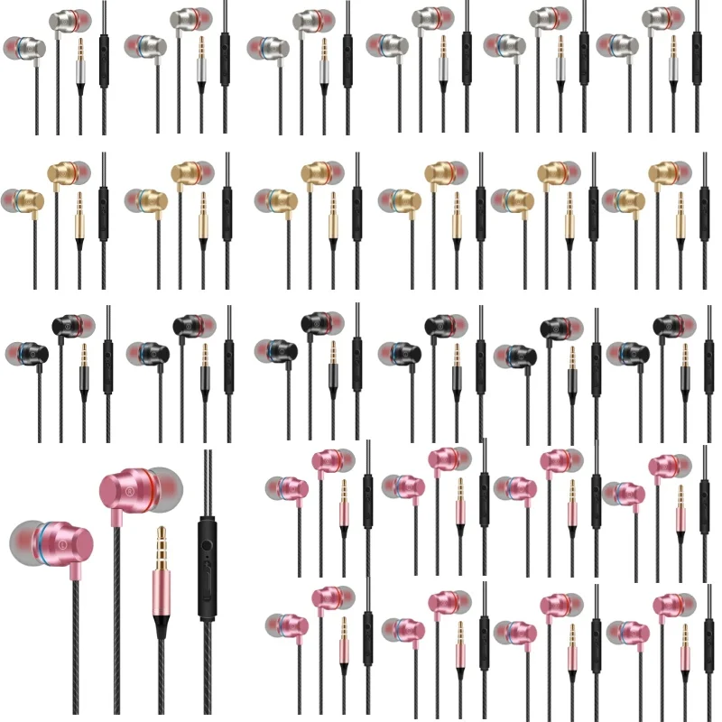 Bass Headphones Wired Earphone 3.5mm Earphones Noodles Style Sport Headset Auriculare MP3 Computer Headphones Wired Earphones