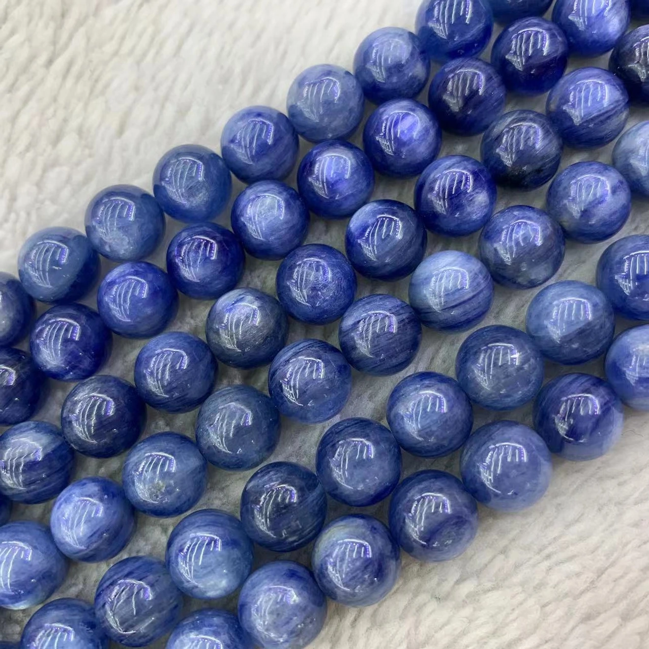 

6mm 8mm 10mm Light Blue Kyanite Stone Beads Natural Gemstone Beads Diy Loose Beads For Jewelry Making Strand 15" Wholesale !