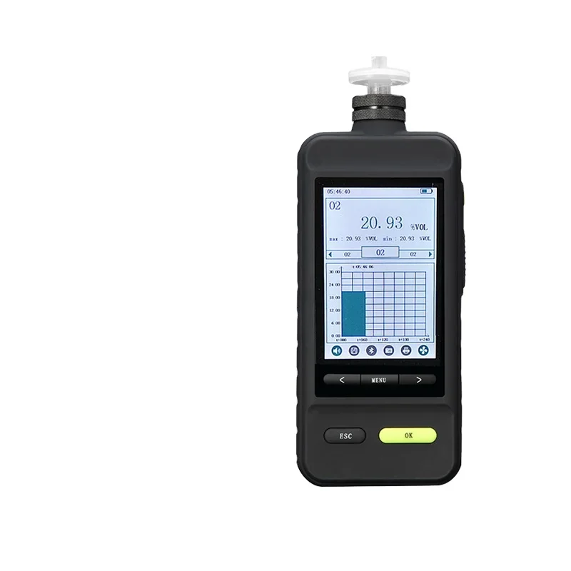 pacote de alimentos ashen umeтр радиацииgas analisador com nee dle CO2 O2 N2 3 em 1 multi g como detector 100% vol sensor importado