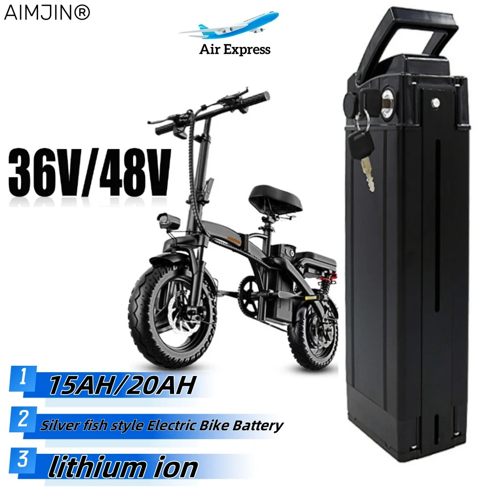 

Silver Fish 36V 48V 15Ah 20Ah for 1000W 800W 500W 250W Battery Replacement