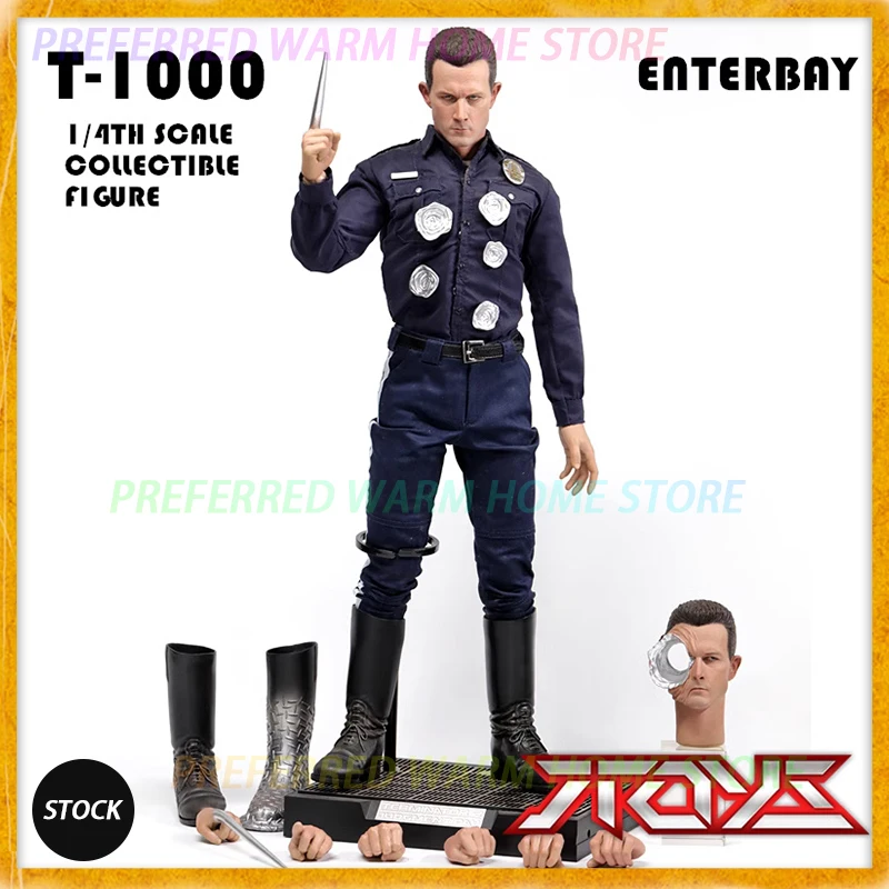 In Stock Enterbay Terminator 2:judgment Day T1000 1/4 Model Collectible Terminator 1000 The Terminator Hot Metal