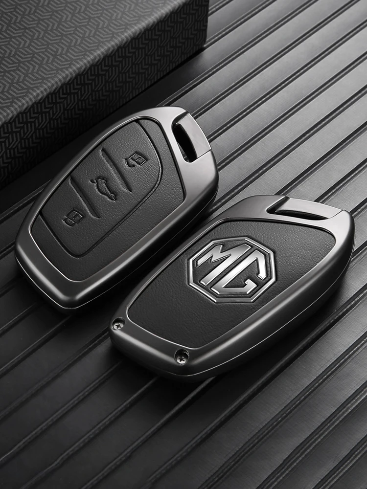Autoschlüssel-Schutzhülle für MG ZS Schlüsselanhänger aus Zinklegierung, vollständiger Schutz, stoßfest, MG 4, MG HS, MG 5, MG RX8, Autozubehör – Detail 5