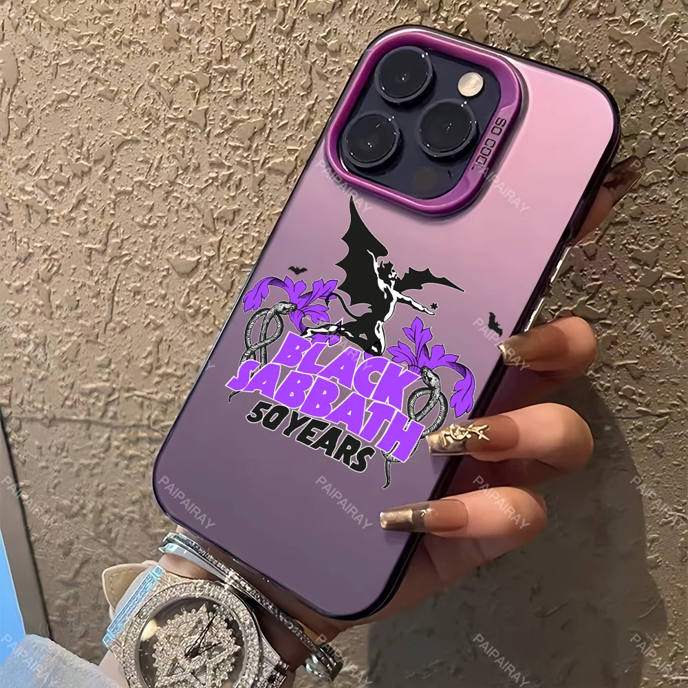 The Band B-Black S-Sabbath لهاتف سامسونج جالاكسي S20 23 24 25 30 32 34 35 FE Plus Ultra حافظة هاتف شل حماية الغطاء الخلفي IMD #6