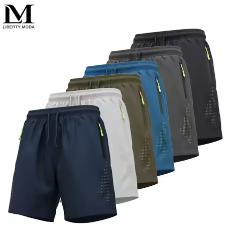 Quick Dry Jogging Fitness Shorts Men Summer Sports Bottoms Thin Breathable Beach Short Pants Male Running Shorts Lightweight