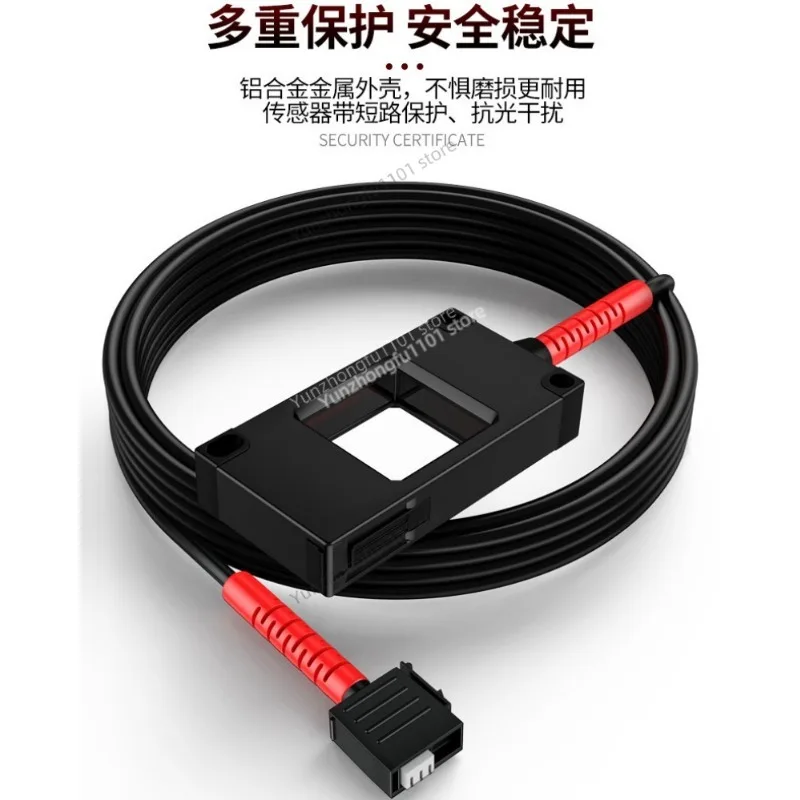 PG602610 Ring Area Window Fiber Optic Amplifier, High Speed Falling Parts Counting Sensor No Blind Zone Induction